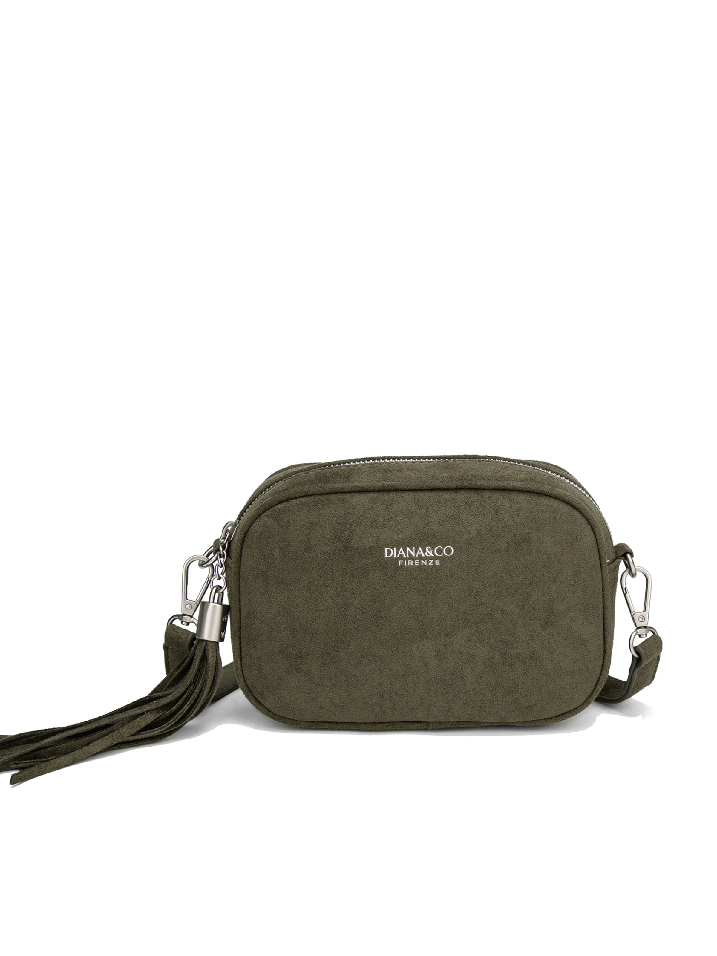 Borsa a tracolla di Diana&Co. in verde: frontale