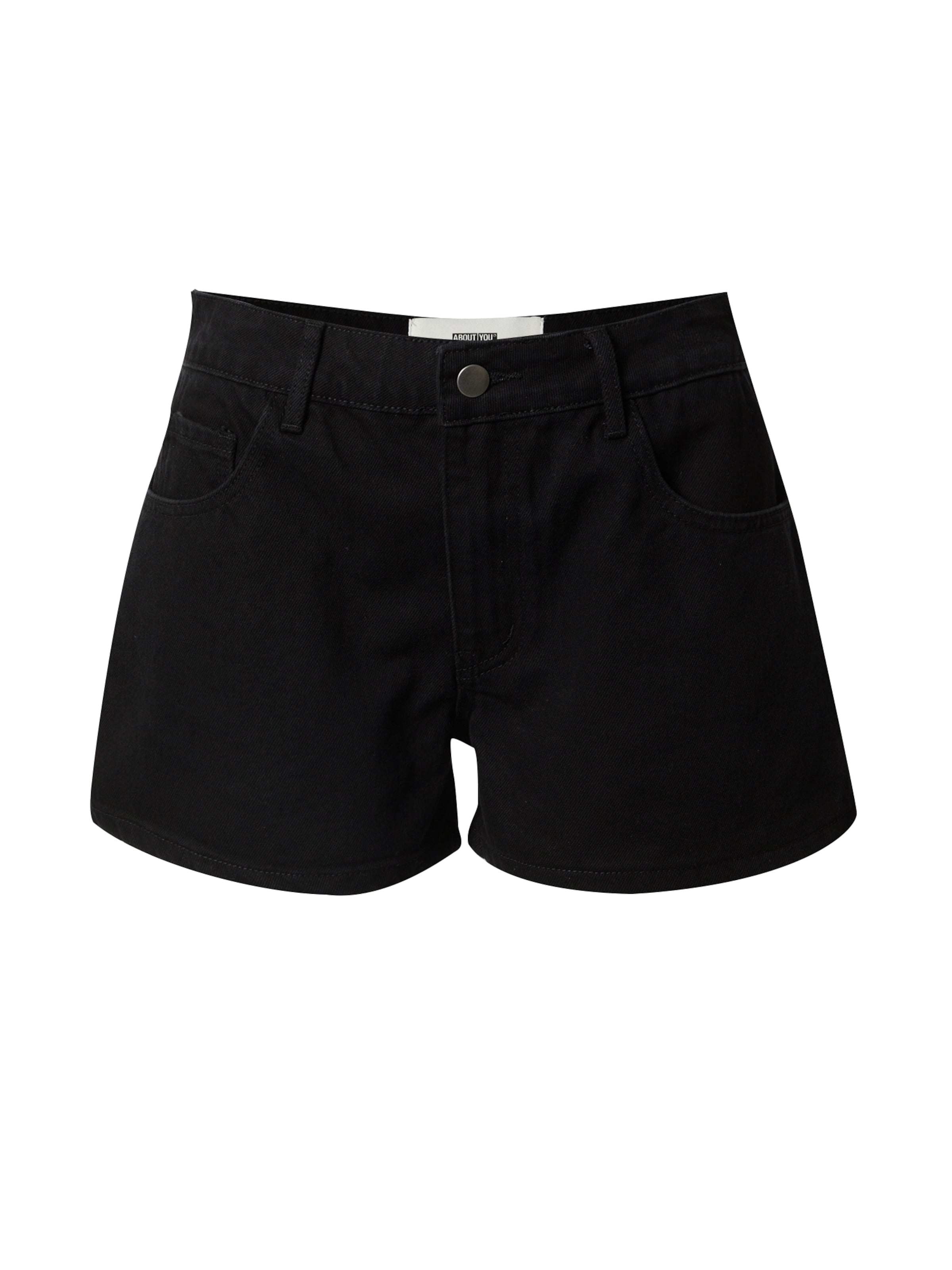 ABOUT YOU x Marie von Behrens Regular Byxa 'Melissa' i svart: framsida