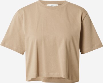 modström T-Shirt 'Cadak' in Beige: predná strana