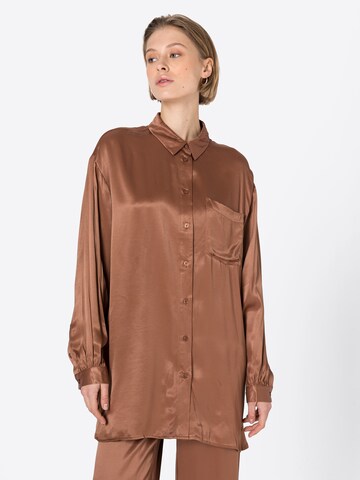 minimum Pajama shirt 'HENVA' in Brown: front