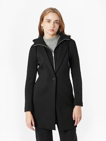 IKKS Ανοιξιάτικο και φθινοπωρινό παλτό 'MAN' σε μαύρο: μπροστά