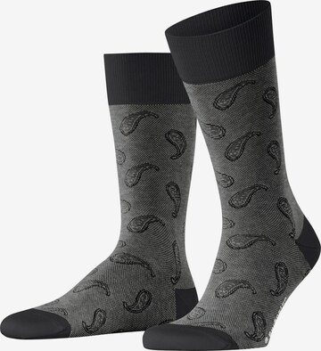 BURLINGTON Socken 'Paisley' in Schwarz: Vorderseite