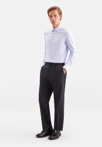 SEIDENSTICKER Slim fit Zakelijk overhemd in Blauw