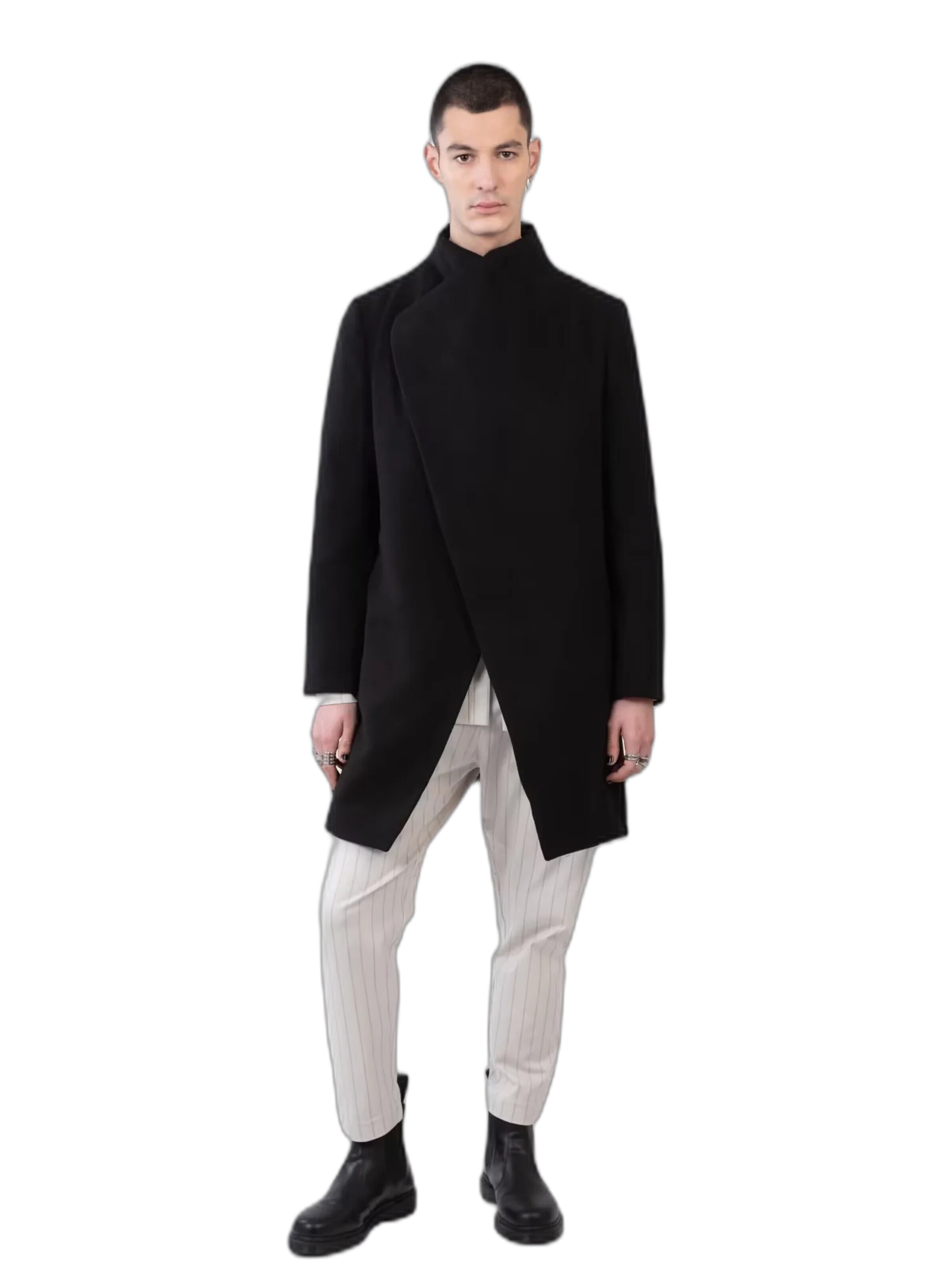 Kanten Between-Season Jacket 'Manteau Koto Heavy' in Black: front