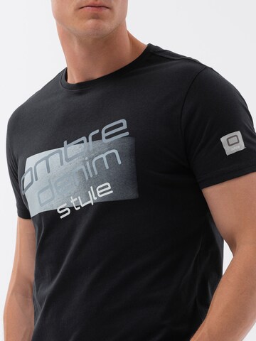 T-Shirt 'S1749' Ombre en noir