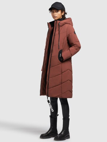 khujo - Sobretudo de inverno 'Aribay4' em vermelho