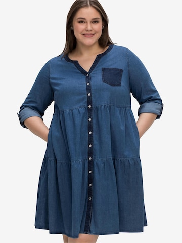 Robe-chemise SHEEGO en bleu