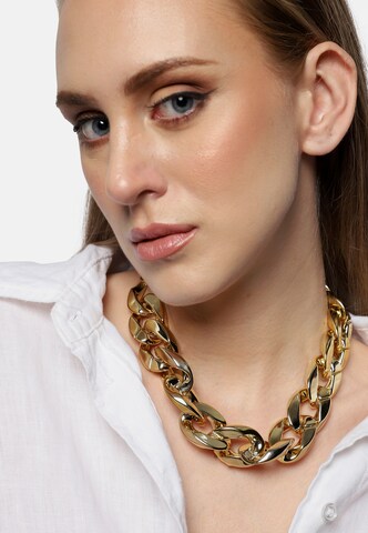 SOHI Necklace 'Candis' in Gold: front