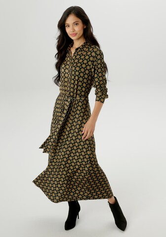 Aniston SELECTED Shirt Dress in Black