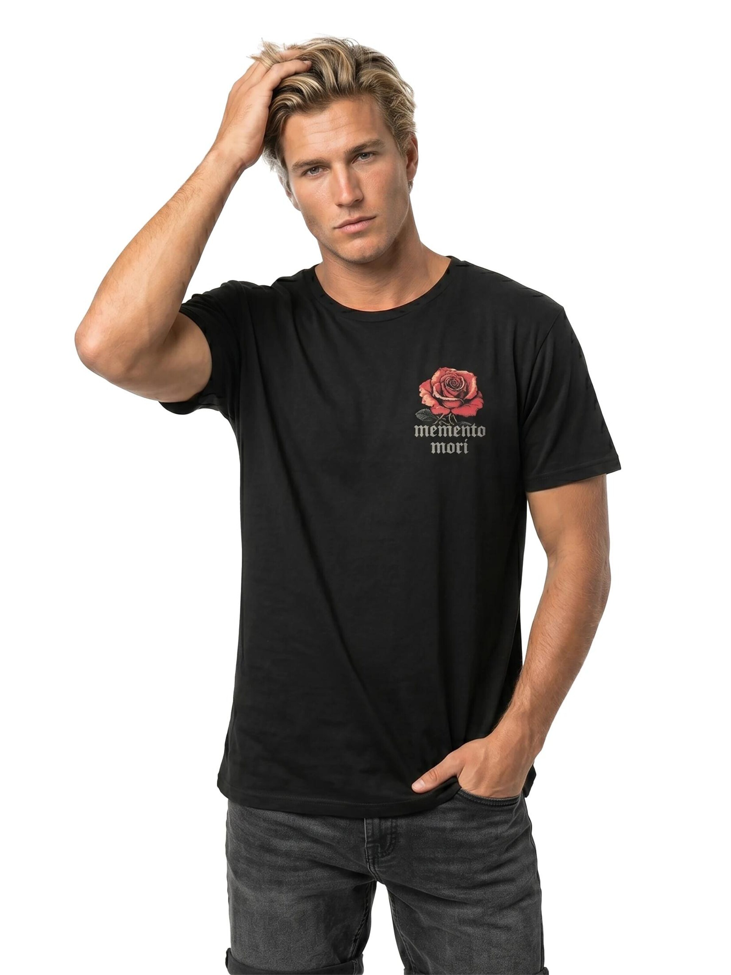 MAKAYA Shirt 'Memento' in Black