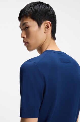 HUGO Sweater 'San Carl' in Blue