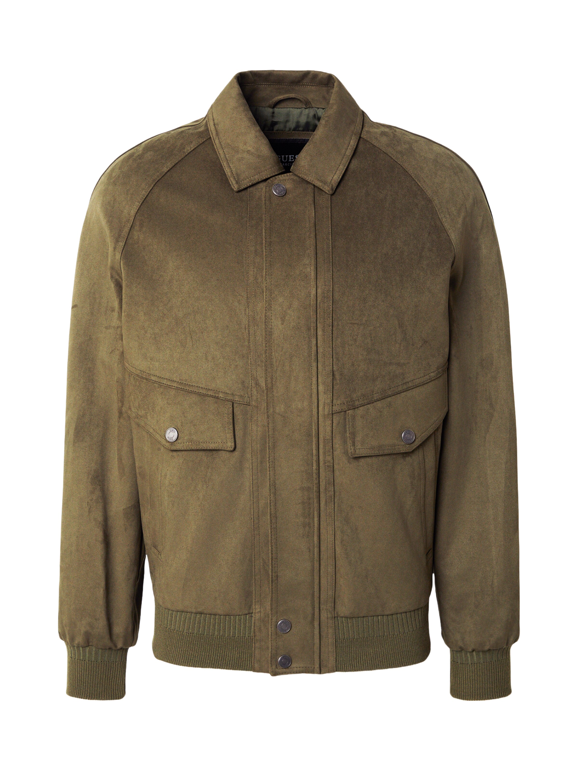 GUESS Between-Season Jacket in Green: front