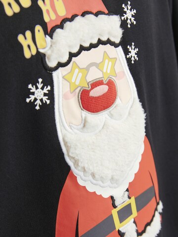 Sweat-shirt 'JJXMAS JOLLY' JACK & JONES en noir
