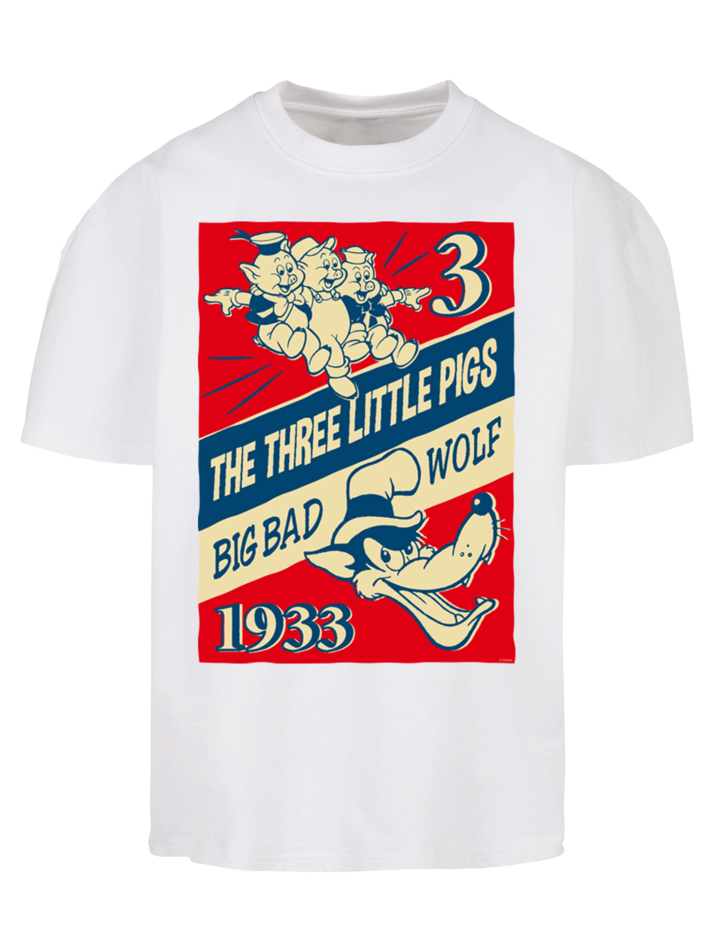 T-Shirt F4NT4STIC en blanc : devant