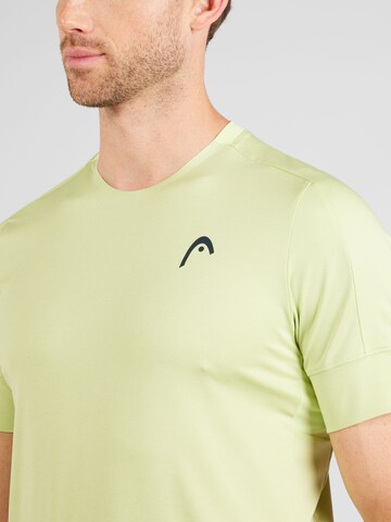 HEAD Функционална тениска 'PADEL' в зелено