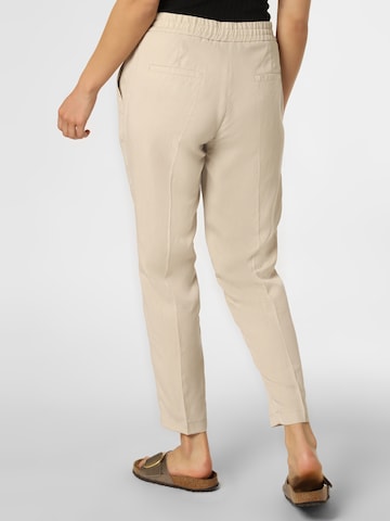 Cambio Regular Pleat-Front Pants 'Josie' in Beige