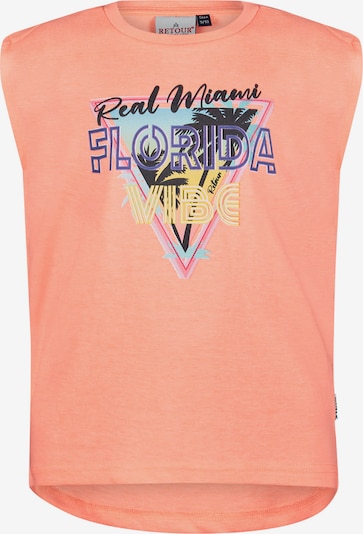 Retour Jeans Top 'Yates' in Light blue / Yellow / Dark purple / Coral / Black, Item view