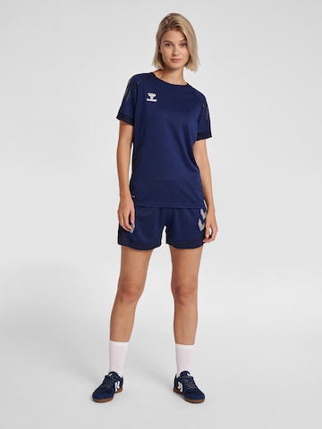 Hummel - Camisa funcionais em azul: frente