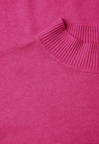 Street One Studio Langarm Pullover mit Turtle Neck in Pink
