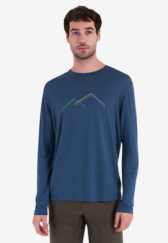 ICEBREAKER - Camiseta funcional 'Tech Lite III' en azul: frente