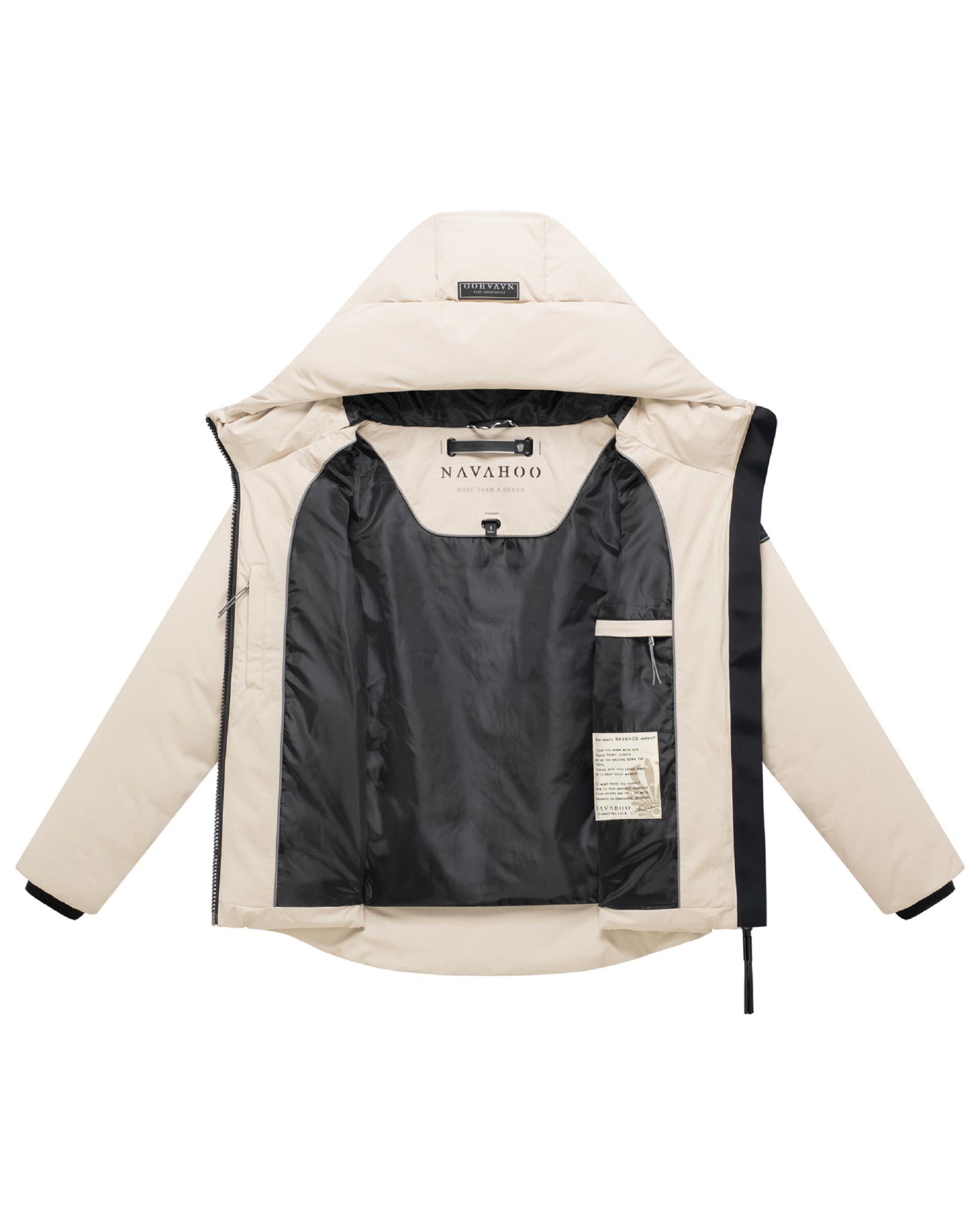 NAVAHOO Functionele jas 'Stepptänzchen XIV' in Beige
