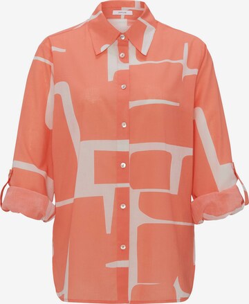 OPUS Blouse 'Fumine' in Oranje: voorkant