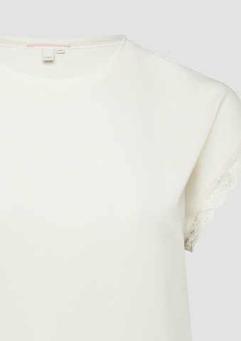 Sweat-shirt QS en beige