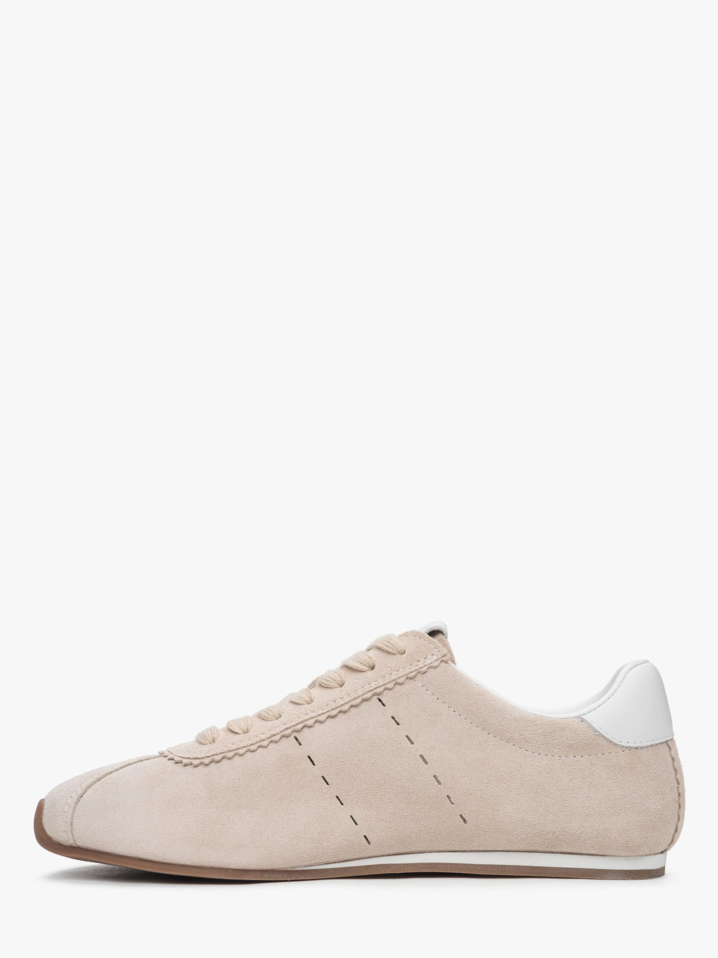 Estro Hög sneaker '302-24101-4' i beige: framsida