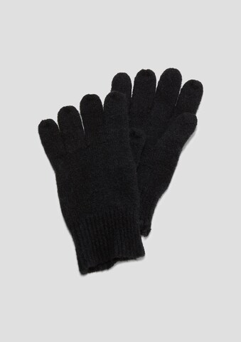 s.Oliver BLACK LABEL - Guantes con dedos en negro