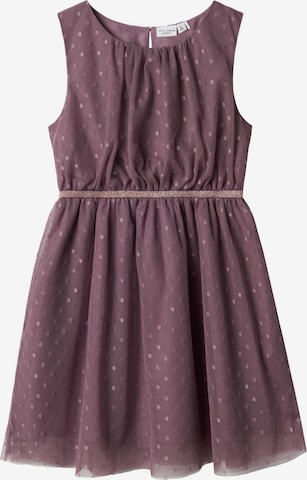 NAME IT Dress in Purple: front