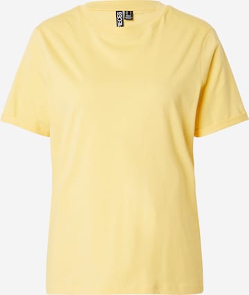 PIECES Shirt 'RIA' in Yellow: front