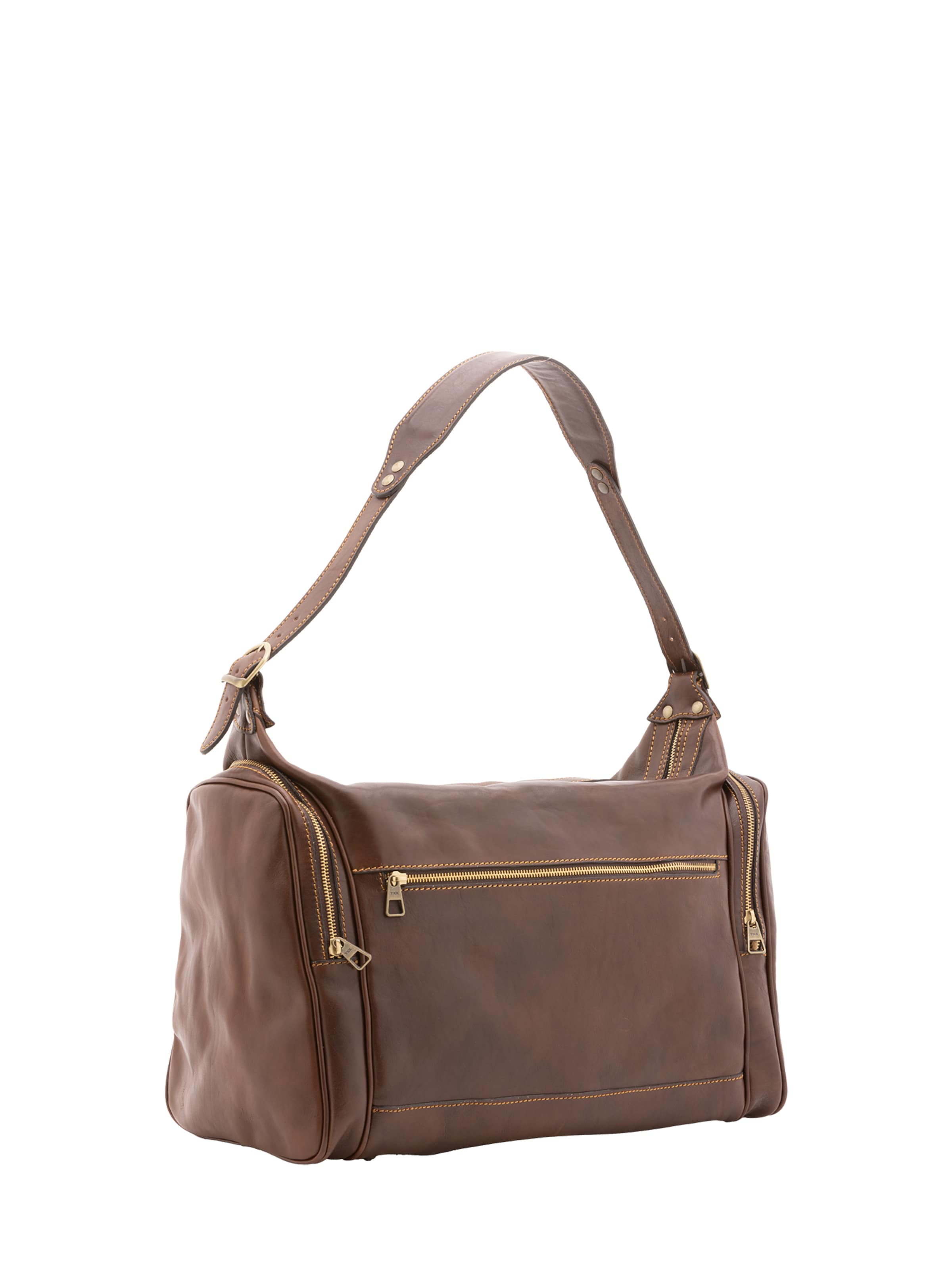 Sac de voyage Viola Castellani en marron : devant