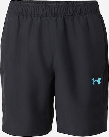 UNDER ARMOUR Regular Urheiluhousut 'Tech Utility' värissä musta: etupuoli