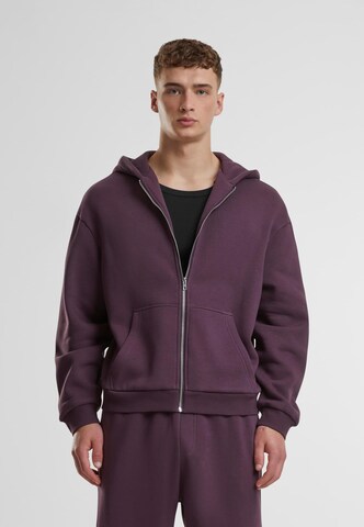 Urban Classics Sweat jacket in Purple: front