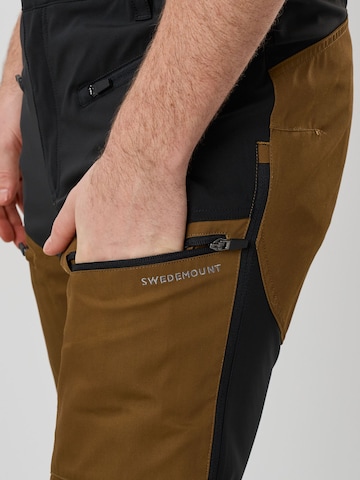SWEDEMOUNT - regular Pantalón de montaña 'Nordkap' en marrón
