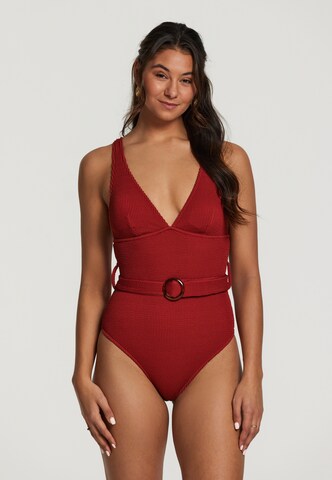 Triangle Maillot de bain 'Amy' Shiwi en rouge : devant