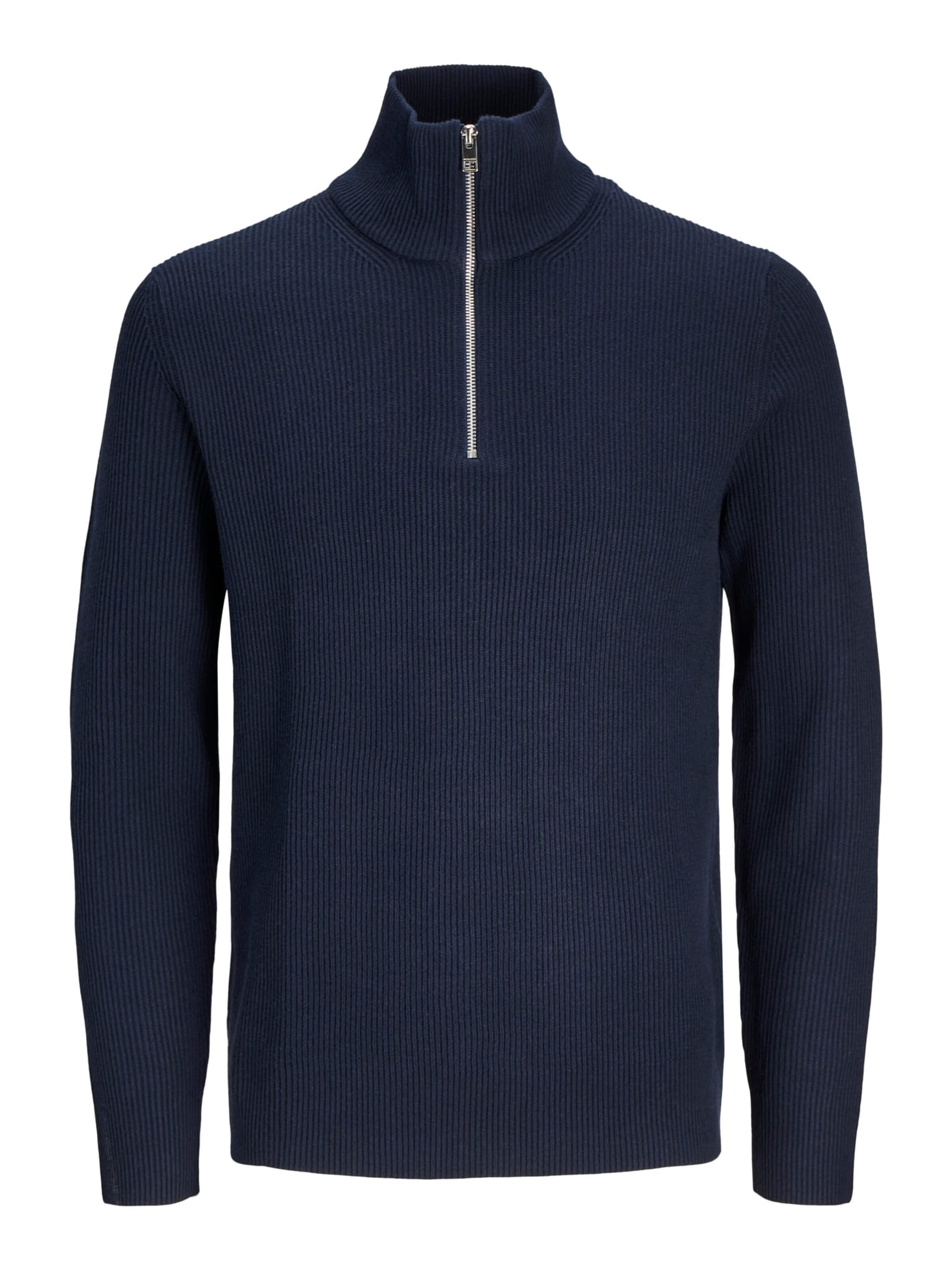 JACK & JONES Trui 'Perfect' in Blauw: voorkant