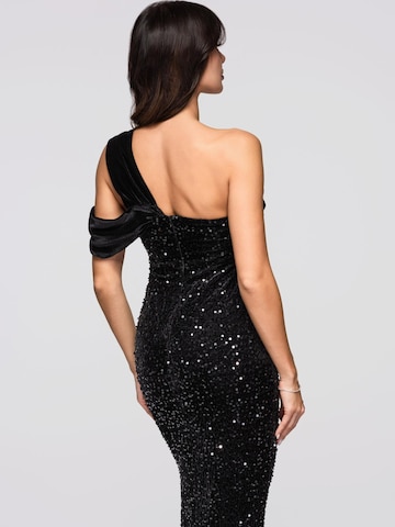 Ombre Abendkleid‌‌‌‌‌ in Schwarz