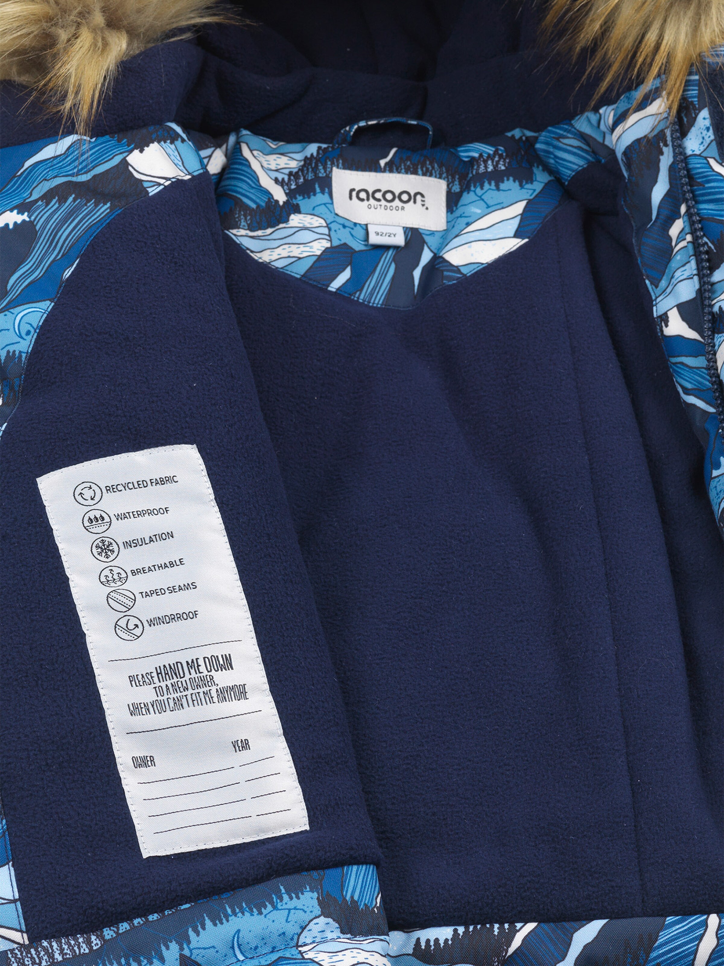 Kinder Kids (Gr. 92-140) Racoon Outdoor Funktionsjacke 'Mason' in Marine, Rauchblau, Himmelblau, Hellblau - EK43142 Kinder Kids (Gr. 92-140) Racoon Outdoor Funktionsjacke 'Mason' in Marine, Rauchblau, Himmelblau, Hellblau - EK43142
