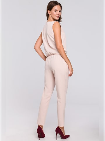 Makover - Jumpsuit 'K009' en beige