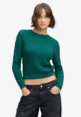 Pull-over 'Essentials' Superdry & Co en bleu : devant