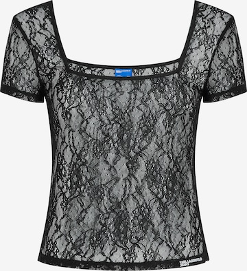 juoda KARL LAGERFELD JEANS Marškinėliai: priekis