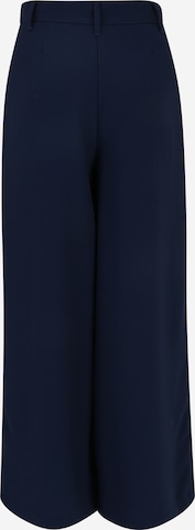 Wallis Petite Regular Plissert bukse i blå