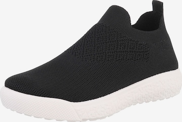 Ital-Design Slip-Ons in Black: front