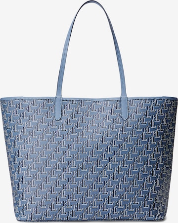 Shopper 'Collins' di Lauren Ralph Lauren in blu: frontale