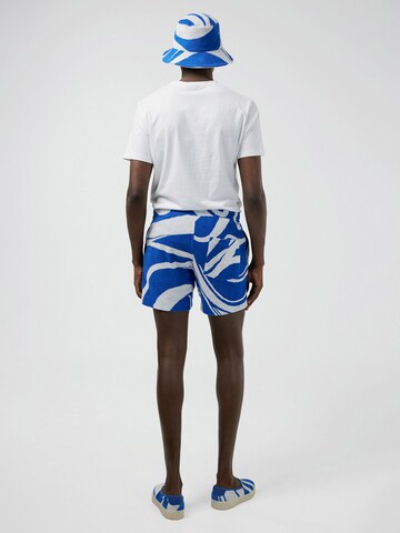 J.Lindeberg Regular Shorts 'Bolt' in Blau