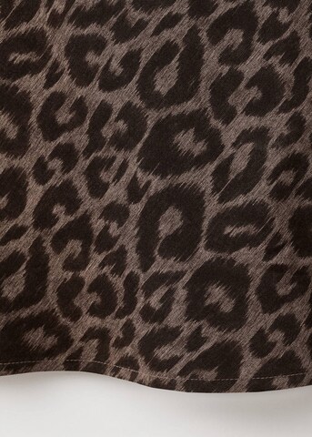 MANGO TEEN Skirt 'Felinef' in Brown