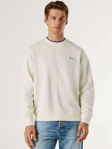 Pepe Jeans Sweatshirt in White: front