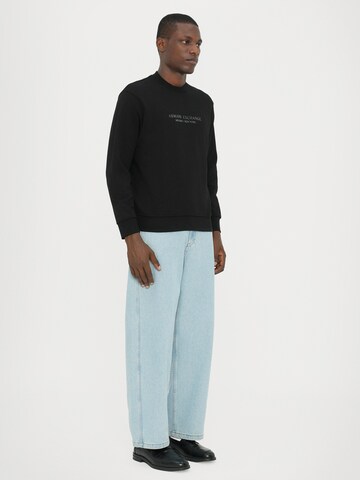 ARMANI EXCHANGE Mikina – černá