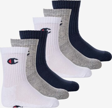 Champion Authentic Athletic Apparel Socks in Blue: front